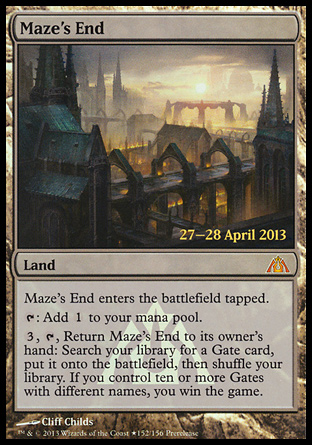 Maze's End - Dragon's Maze Prerelease Promo