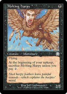Molting Harpy