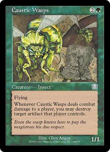 Caustic Wasps (Foil)