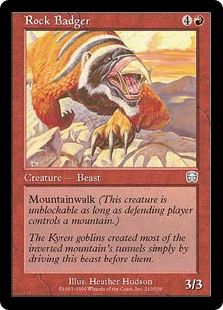 Rock Badger (Foil) Rock Badger (Foil)