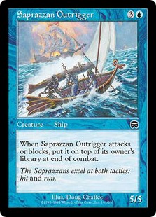 Saprazzan Outrigger (Foil) Saprazzan Outrigger (Foil)