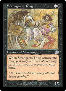 Strongarm Thug (Foil) Strongarm Thug (Foil)