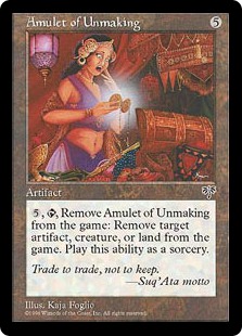 Amulet of Unmaking Amulet of Unmaking