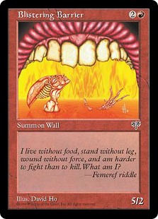 Blistering Barrier Blistering Barrier