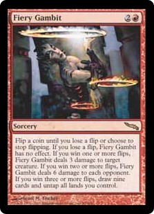 Fiery Gambit (Foil) Fiery Gambit (Foil)