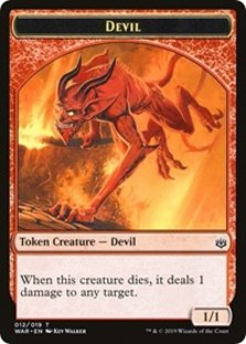 Devil // Satyr Double-sided Token (Challenger 2020)