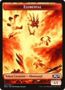 Elemental // Satyr Double-sided Token (Challenger 2020)