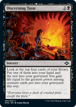 Discerning Taste (Foil)