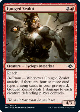 Gouged Zealot (Foil)