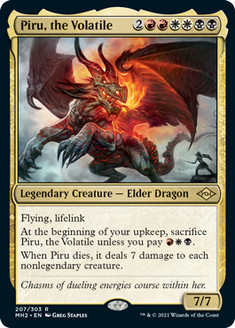 Piru, the Volatile (Foil)