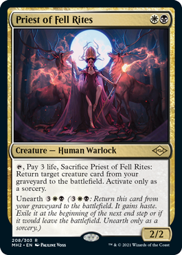 Priest of Fell Rites (Foil)