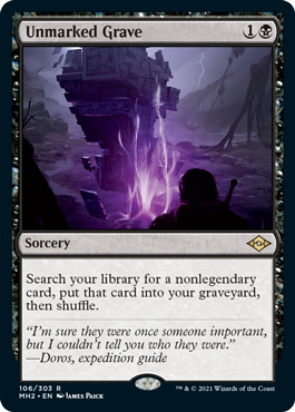 Unmarked Grave (Foil)