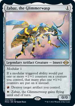 Zabaz, the Glimmerwasp (Foil)
