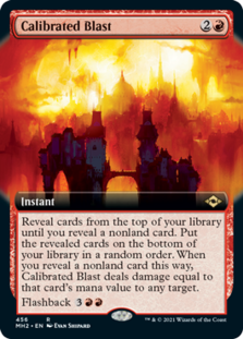 Calibrated Blast (Extended Art) (Foil)