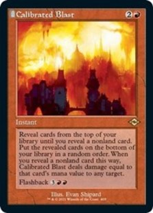 Calibrated Blast (Retro Frame) (Foil Etched) (Foil)