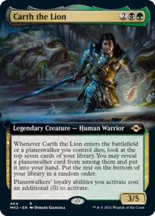 Carth the Lion (Extended Art) (Foil)