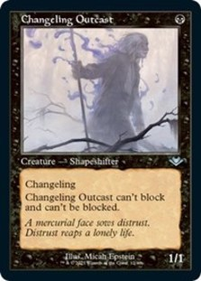 Changeling Outcast (Retro Frame) (Foil Etched) (Foil)