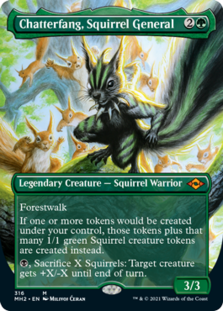 Chatterfang, Squirrel General (Borderless) (Foil)