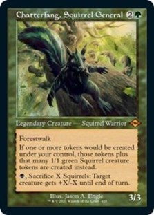Chatterfang, Squirrel General (Retro Frame) (Foil)