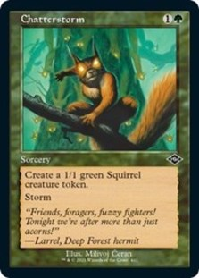 Chatterstorm (Retro Frame) (Foil Etched) (Foil)