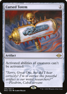 Cursed Totem (Foil Etched) (Foil)