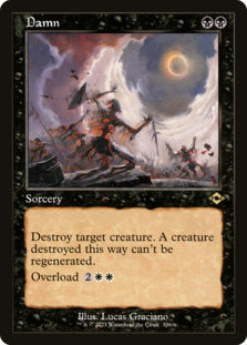 Damn (Retro Frame) (Etched Foil) (Foil)