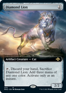 Diamond Lion (Extended Art) (Foil)