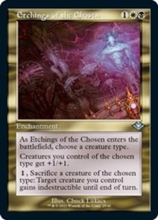 Etchings of the Chosen (Retro Frame) (Foil)