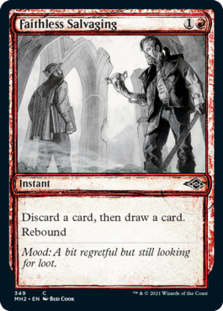 Faithless Salvaging (Showcase) (Foil)