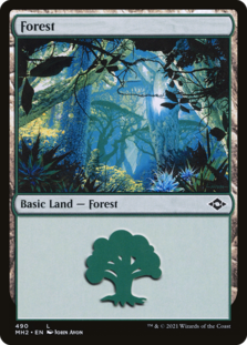 Forest (490) (Foil Etched) (Foil)