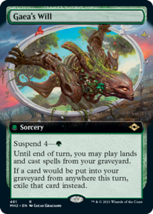Gaea's Will (Extended Art) (Foil)