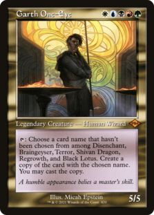 Garth One-Eye (Retro Frame) (Foil Etched) (Foil)