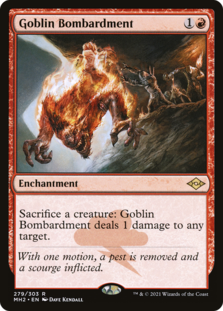 Goblin Bombardment (Foil Etched) (Foil)