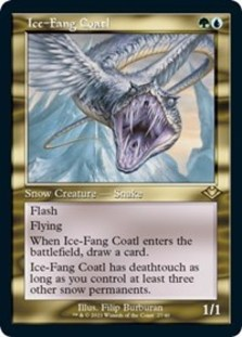 Ice-Fang Coatl (Retro Frame) (Foil)