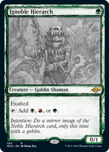 Ignoble Hierarch (Showcase) (Foil)