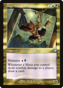 Ingenious Infiltrator (Retro Frame) (Foil Etched) (Foil)