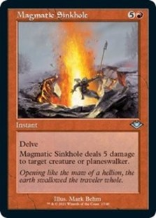 Magmatic Sinkhole (Retro Frame) (Foil)