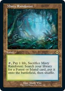 Misty Rainforest (Retro Frame) (Foil)