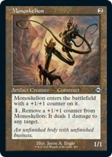Monoskelion (Retro Frame) (Foil Etched) (Foil)