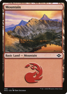 Mountain (488) (Foil Etched) (Foil)