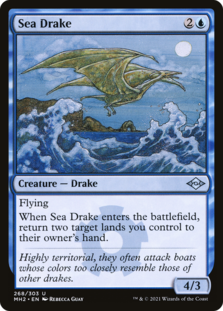 Sea Drake (Foil Etched) (Foil)