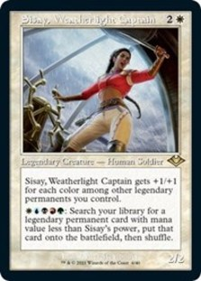 Sisay, Weatherlight Captain (Retro Frame) (Foil)