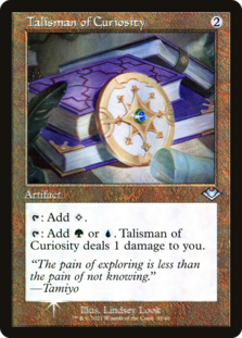 Talisman of Curiosity (Retro Frame) (Foil Etched) (Foil)