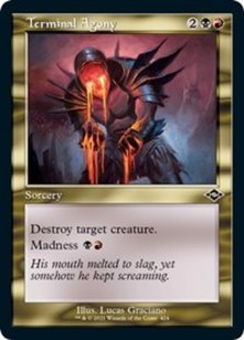 Terminal Agony (Retro Frame) (Foil Etched) (Foil)