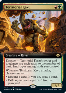 Territorial Kavu (Extended Art) (Foil)