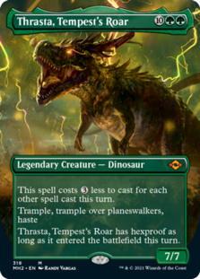 Thrasta, Tempest's Roar (Borderless) (Foil)