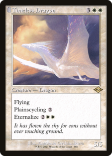 Timeless Dragon (Retro Frame) (Foil Etched) (Foil)