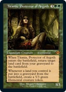 Titania, Protector of Argoth (Retro Frame) (Foil)