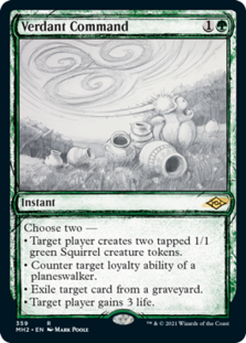 Verdant Command (Showcase) (Foil)