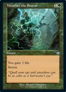 Weather the Storm (Retro Frame) (Foil)